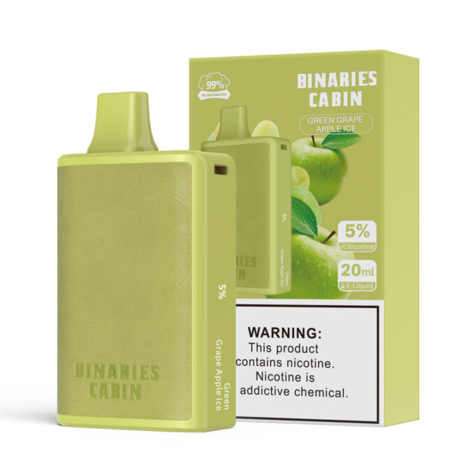 Horizon Binaries Cabin Disposable Device (10000 Puffs) - Green Grape Apple Ice