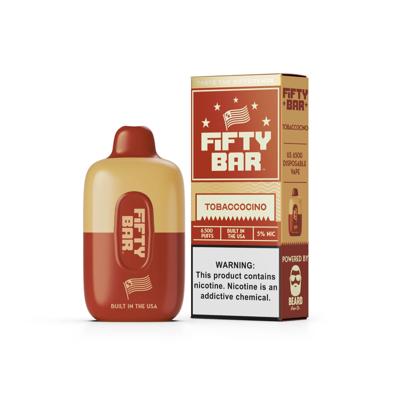 Fifty Bar Disposable (6500 Puffs)- Tobaccocino-fifty-bar