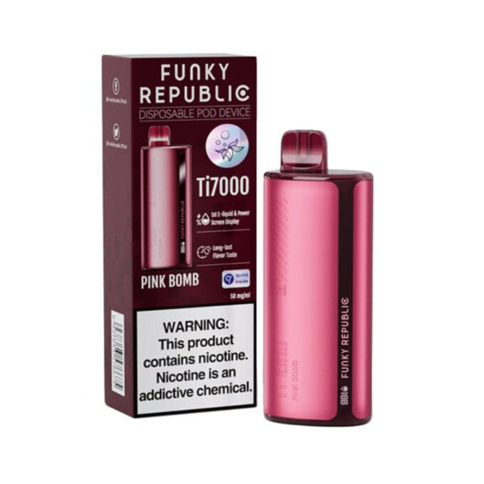 Funky Republic Ti7000 Disposable Vape - Pink Bomb