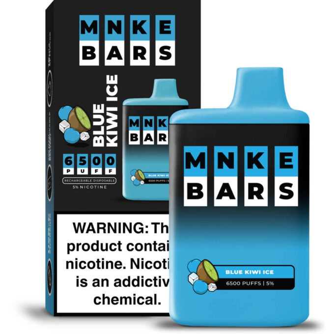 MNKE Bars Disposable (6500 Puffs)-Blue Razz