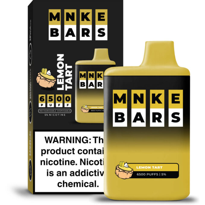 MNKE Bars Disposable (6500 Puffs)- Lemon Tart