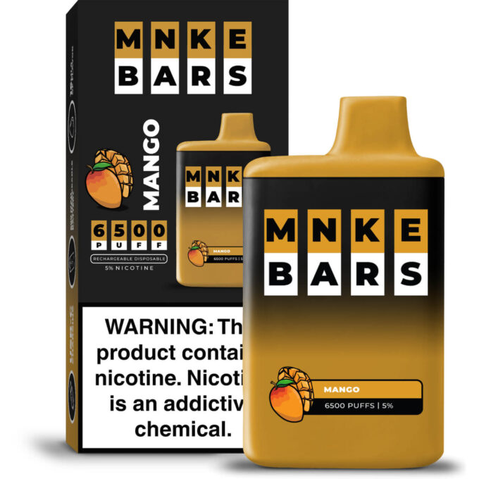 MNKE Bars Disposable (6500 Puffs)- Mango