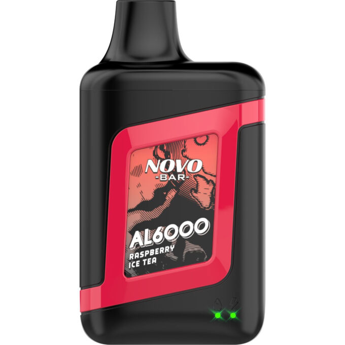 SMOK NOVO Bar AL6000 Disposable Device (6000 Puffs) -Rasberry Ice Tea