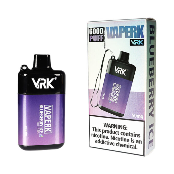 VRK Vaperk Disposable Device (6000 Puffs)-Blueberry Ice