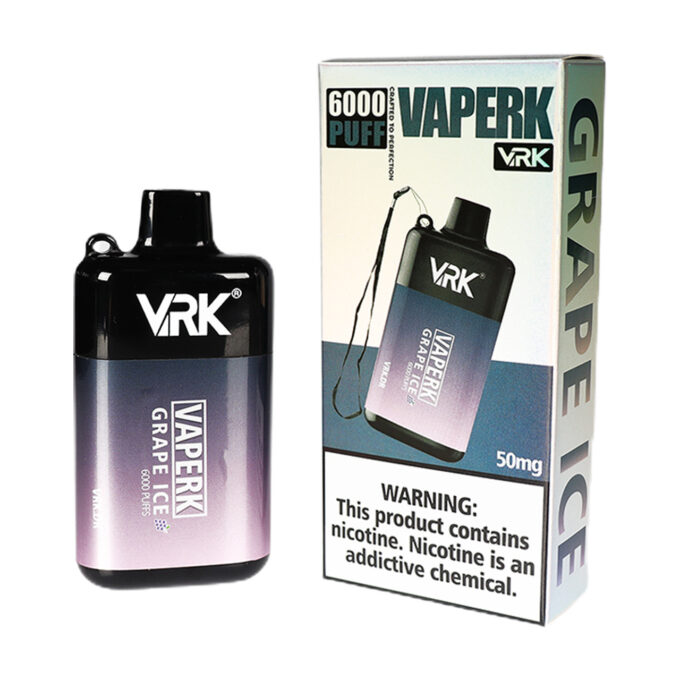 VRK Vaperk Disposable Device (6000 Puffs)-Grape Ice
