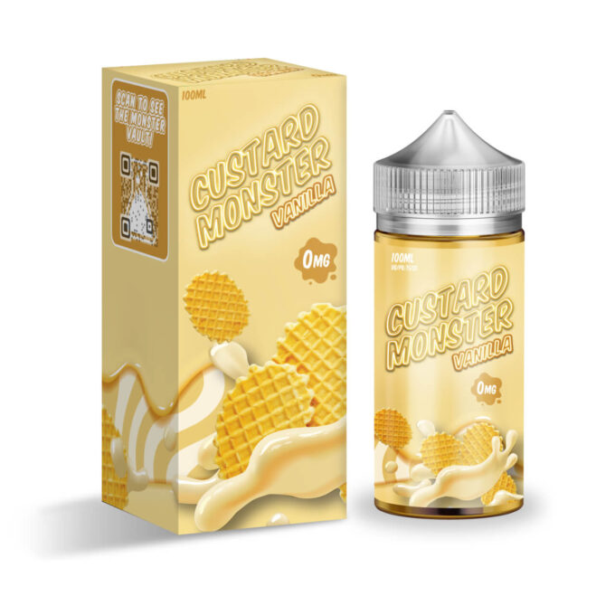 Custard Monster Vanilla Custard 100ml E-Juice by Jam Monster