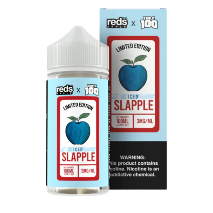 Apple x Keep it 100 Slapple Ice 100ml Limited Edition E-Juice