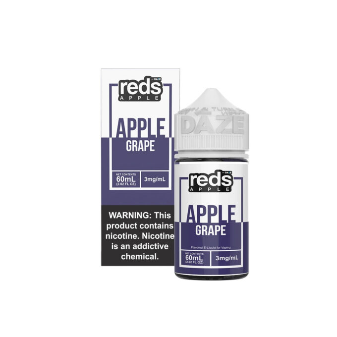 7Daze Grape Reds Apple E-Liquid 60ml