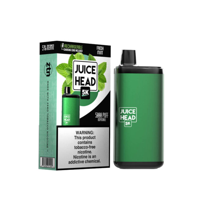 Juice Head Bars 50MG ZTN Disposable Device (5000 Puffs) - Fresh mint