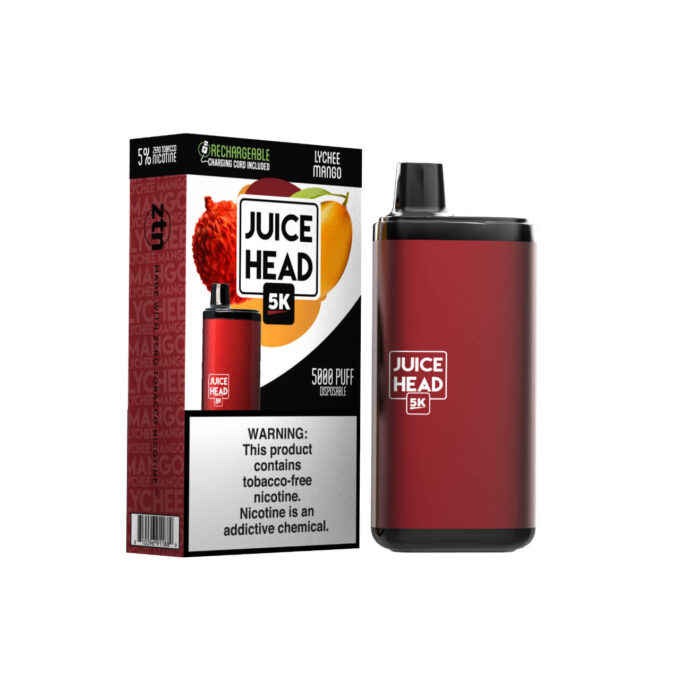 Juice Head Bars 50MG ZTN Disposable Device (5000 Puffs) i Lychee Mango